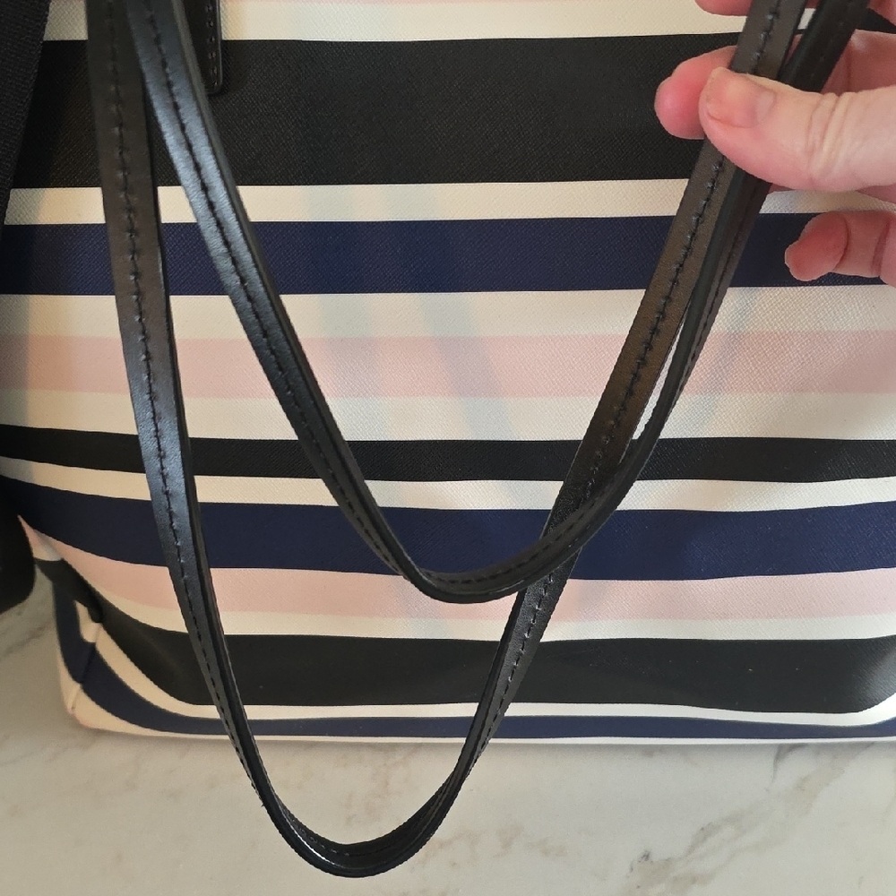 Kate Spade Elegant Striped Women's Baby Bag - Picture 7 of 12